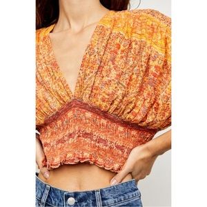 Free People Next Vacation Top Size Small